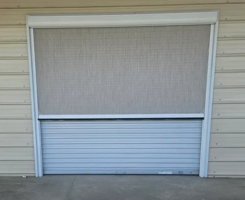 motorized screen install canopy bottom blythewood sc