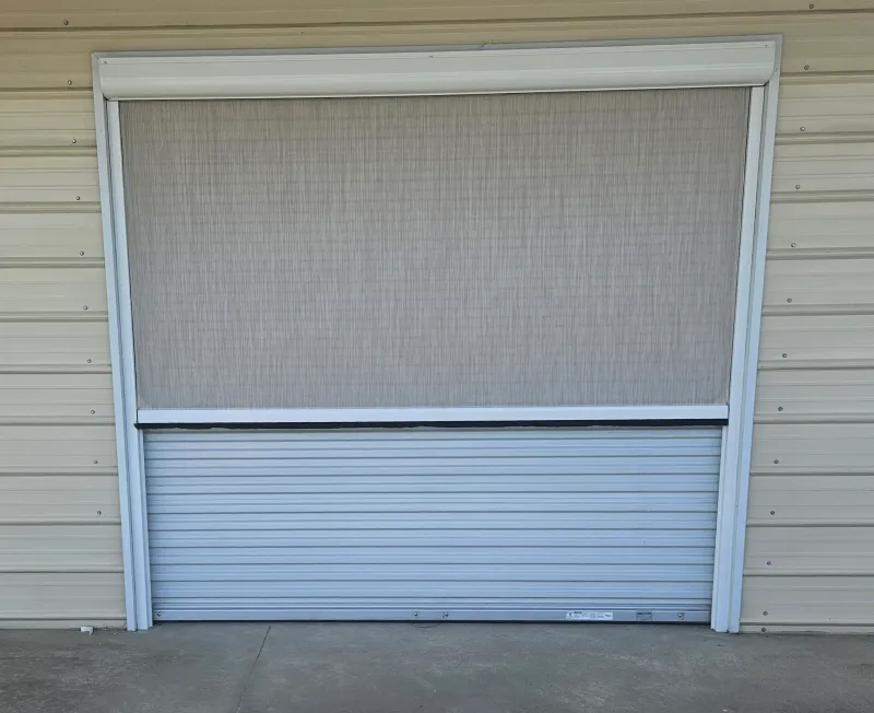 motorized screen install canopy bottom blythewood sc